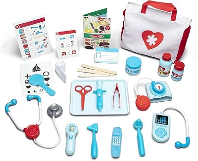 Coffret de jeu de docteur melissa & doug get well - 25 pièces