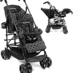 Poussette double légère kinderwagon hop parapluie poussette compatible avec un siège auto
