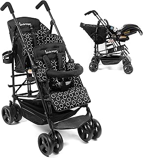 Poussette double légère kinderwagon hop parapluie poussette compatible avec un siège auto pour bébé. En tant que boutique en ligne leader en Côte d'Ivoire, DIAYTAR COTE D'IVOIRE est attachée à la satisfaction de ses clients. Elle propose des produits de qualité, des prix compétitifs et un service client de haute qualité. La boutique en ligne est également engagée à promouvoir les produits locaux et à soutenir les entreprises ivoiriennes.
