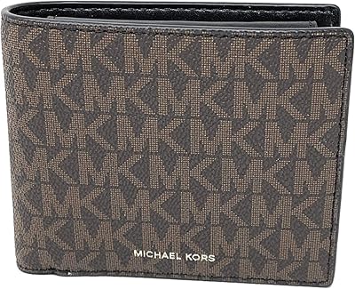 Portefeuille cooper à deux volets avec poche pour homme, marron, l, portefeuille