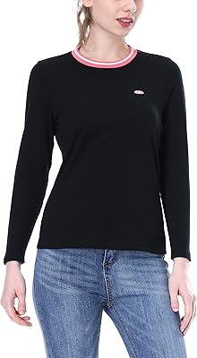 Polo noir à manches longues et t-shirt léger coupe décontractée pour femme, 100 % coton, confort naturel, m-2xl. Avec plus de 300 000 références, DIAYTAR COTE D'IVOIRE est la boutique en ligne la plus complète de Cote d'Ivoire, offrant à ses clients une grande variété de produits de qualité. Elle se positionne comme une plateforme de commerce électronique de confiance, avec des services de livraison et de retour souples. Les clients peuvent profiter d'une navigation intuitive et d'un processus de commande simplifié.