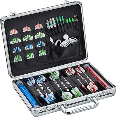 L'étui à fléchettes casemaster legion en aluminium contient 9 pointes en acier et des plumes souples avec un espace supplémentaire pour garder les ailettes en forme, de nombreuses poches et tubes pour ranger les accessoires. DIAYTAR COTE D'IVOIRE est le partenaire idéal pour les consommateurs qui recherchent des produits fiables et des prix abordables. Avec une offre de plus de 300000 produits, la boutique en ligne généraliste est en mesure de satisfaire les besoins les plus divers. Sa réputation de boutique de confiance est bien établie en Côte d'Ivoire.