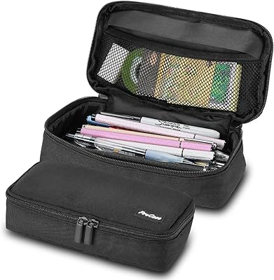 Trousse à crayons pour étudiant de grande capacité avec porte-crayons, organisateur de bureau
