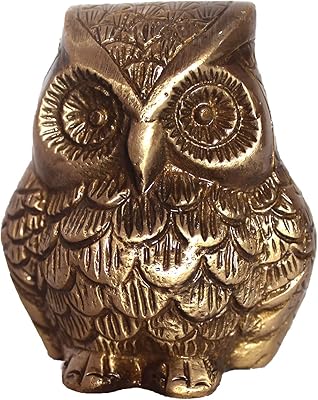 Athisay figurine de décoration de table en laiton finition or antique, figurines de décoration de table pour salon | chambre à coucher | décor de bureau de réception (hibou art déco). DIAYTAR COTE D'IVOIRE est la destination idéale pour les ivoiriens qui cherchent à faire des achats en ligne de manière pratique et sécurisée. Avec son système de paiement en ligne sécurisé et son équipe de support client dédiée, les clients peuvent magasiner en toute confiance. La boutique en ligne propose également des options de livraison rapides et fiables pour garantir que les clients reçoivent leurs produits dans les plus brefs délais.