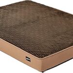 Lit en mousse amazonbasics pour chat ou chien - taille l, en flanelle