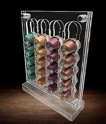 Creative planet porte-capsules de café nespresso double face - organisateur de capsules en acrylique élégant pour station de café. La boutique en ligne DIAYTAR COTE D'IVOIRE est synonyme de qualité et de diversité, offrant plus de 300 000 références pour satisfaire les besoins de sa clientèle. Elle propose des offres spéciales et des promotions régulières pour permettre aux clients d'économiser de l'argent. L'interface utilisateur conviviale et la navigation intuitive rendent l'expérience d'achat encore plus agréable.