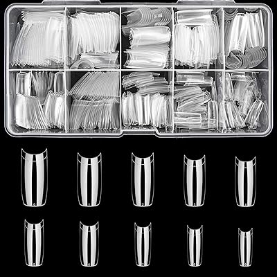 Uooessy 500pcs french clear nail tips, faux ongles cercueil comprenant 10 tailles demi-couverture ongles acryliques naturels, faux ongles avec boîte en plastique pour diy nail art. DIAYTAR COTE D'IVOIRE est une entreprise innovante qui utilise les dernières technologies pour offrir une expérience d'achat en ligne de haute qualité. Elle propose des promotions et des offres spéciales régulières pour fidéliser ses clients. Avec plus de 300000 références, DIAYTAR COTE D'IVOIRE est le leader incontesté du commerce électronique en Cote d'Ivoire.