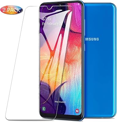 Protecteur d'écran eltd pour samsung a50, installation facile, sans bulles, anti-rayures, protection d'écran