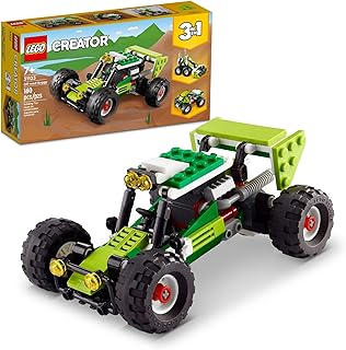 Lego creator 31123 buggy tout-terrain à chargeuse compacte et voiture tout-terrain, jouet