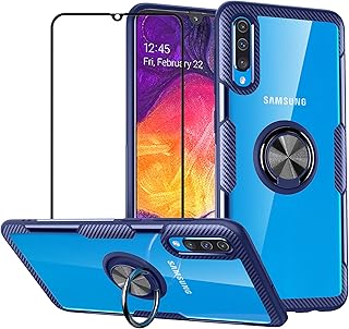 Coque de protection samsung galaxy a70 / a70s avec verre trempé, silicone souple