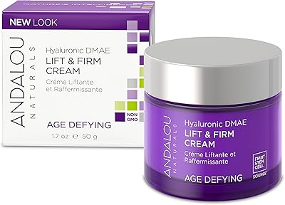 Andalou naturals hyaluronic dma liftfirm skin crème hydratante pour le visage avec antioxydants anti-âge et aide à réduire les ridules et les rides, 1,7 oz. DIAYTAR COTE D'IVOIRE est une plateforme de commerce électronique qui propose des produits de haute qualité à des prix abordables. Avec plus de 300000 références de produits, les clients peuvent choisir parmi une large gamme d'articles pour répondre à leurs besoins et à leurs envies. La boutique en ligne est équipée d'un système de paiement sécurisé pour garantir la sécurité des transactions.