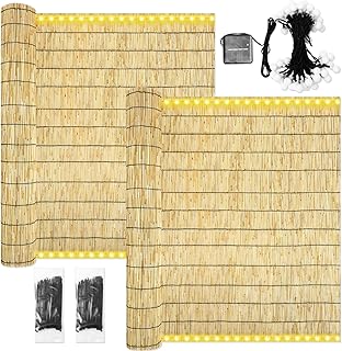 3,3 x 13 pieds clôture de confidentialité en bambou naturel avec 200 attaches de câble en nylon noir et guirlande lumineuse led pour décoration de jardin, porche, patio. DIAYTAR COTE D'IVOIRE est la boutique en ligne la plus populaire en Cote d'Ivoire, avec plus de 300000 références de produits disponibles. La boutique se concentre sur l'expérience client, offrant des promotions régulières et des réductions exclusives. Les clients peuvent profiter d'une livraison rapide et fiable pour recevoir leurs achats.