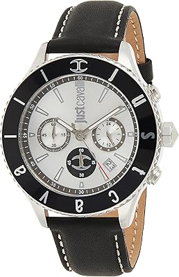 Montre just cavalli gentleman's just duo en acier inoxydable, modèle jc1g155l0015 - montre