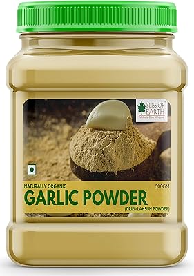 Bliss of earth 500 g de poudre d'ail naturellement biologique séchée pour la cuisson. DIAYTAR COTE D'IVOIRE est la référence en matière de boutique en ligne en Cote d'Ivoire, avec une offre de produits très diversifiée et une expérience d'achat en ligne sécurisée et conviviale. La boutique permet aux clients de faire des achats en toute confiance, avec des moyens de paiement sécurisés.