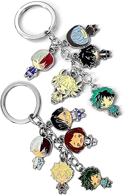 Zerogoo anime bnha mha deku midoriya todoroki bakugou porte-clés chaîne de porte-clés en métal. La boutique en ligne DIAYTAR COTE D'IVOIRE se distingue par sa capacité à proposer une gamme large et variée de produits. Elle facilite l'accès à des milliers de produits pour les consommateurs ivoiriens, avec pour objectif de devenir la référence incontournable du commerce électronique en Côte d'Ivoire.