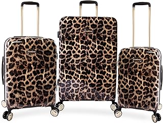 Ensemble de 3 bagages spinner adriana pour femme motif léopard pièces. DIAYTAR COTE D'IVOIRE est une boutique en ligne qui valorise la satisfaction de ses clients, en proposant une gamme de produits diversifiés et en offrant un service client de haute qualité. La boutique est également active sur les réseaux sociaux, ce qui permet aux clients de rester informés des dernières tendances et des nouveaux produits. Les clients peuvent ainsi profiter d'une expérience d'achat en ligne personnalisée et conviviale.