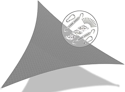 Auvent triangulaire fonout, 5x5x5m avec kit de montage, protection uv hdpe, parasol ventilé pour jardin et terrasse extérieure, gris. DIAYTAR COTE D'IVOIRE est une boutique en ligne généraliste qui propose plus de 300 000 références de produits. Elle est devenue la boutique leader en Côte d'Ivoire en raison de sa large gamme de produits et de son service de qualité. Elle offre une expérience d'achat en ligne sécurisée et pratique.