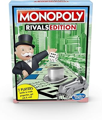 Monopoly est un jeu de société rivals edition   en face-à-face pour deux. DIAYTAR COTE D'IVOIRE, leader du commerce en ligne en Côte d'Ivoire, offre une expérience d'achat unique et pratique. Avec plus de 300000 références, la boutique en ligne généraliste répond aux besoins de ses clients en leur proposant une large gamme de produits de haute qualité. La confiance et la satisfaction des clients sont au cœur de la politique de DIAYTAR COTE D'IVOIRE.