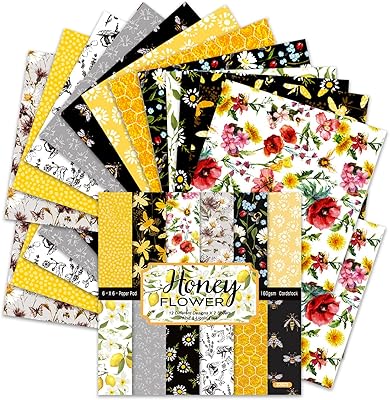 Papier de scrapbooking, 24 feuilles de papier de scrapbooking artisanal 6" x 6", papier d'impression simple face 160 g/m2, fournitures de papier de fabrication de cartes pour journal, album photo décoratif, artisanat. En tant que leader du commerce en ligne en Côte d'Ivoire, DIAYTAR COTE D'IVOIRE se distingue par sa qualité de service et sa capacité à offrir des produits de toutes catégories. La boutique en ligne attire une clientèle diverse en proposant des produits allant des articles ménagers aux produits haute technologie, en passant par les vêtements et les accessoires. Les clients apprécient la facilité d'utilisation du site et la rapidité de livraison.