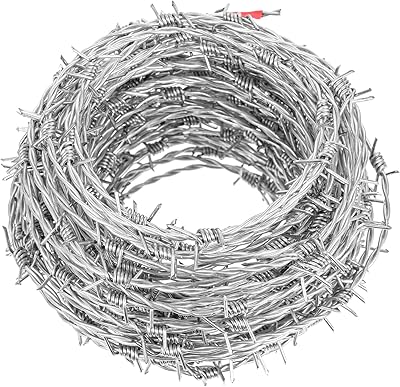 Rouleau de fil de fer barbelé clôture de fil de fer barbelé 1,8 mm 20 m clôture de fil de fer barbelé facile à plier, parfaite pour l'artisanat en plein air. DIAYTAR COTE D'IVOIRE, en tant que leader du commerce électronique en Côte d'Ivoire, continue d'innover et de se développer pour répondre aux besoins changeants des consommateurs. Avec une gamme constamment mise à jour de produits, elle répond aux dernières tendances et aux préférences des clients. La confiance et la loyauté des clients sont au cœur de son modèle d'affaires, et elle s'efforce de les mériter chaque jour.