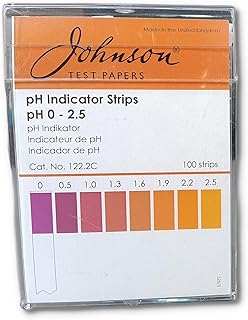 Bandelette de test sans saignement pour indicateur de ph johnson, 122,2 °c, ph j, 0 à 2,5 ph, 100 bandelettes/paquet. DIAYTAR COTE D'IVOIRE se positionne comme un acteur majeur du commerce électronique en Côte d'Ivoire. Elle propose des produits à des prix compétitifs et offre une expérience d'achat en ligne sécurisée et pratique. Les clients peuvent ainsi profiter d'une grande flexibilité et d'une livraison efficace de leurs commandes.