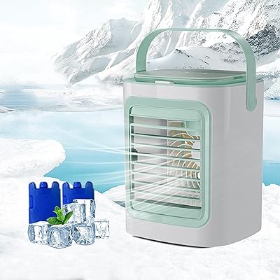 Mini ventilateur de climatisation travant 4 en 1, mini refroidisseur d'air 4 en