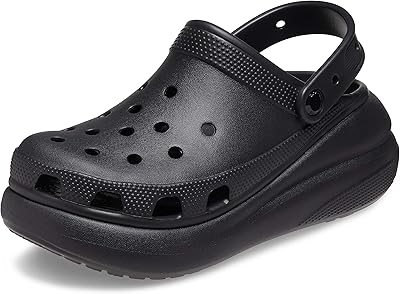 Pantoufles crocs classic crush avec plateforme à talons hauts pour adultes et unisexes