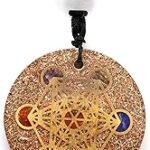 Pendentif orgonite metatron cube chakra mixte activer et détendre le chi pour l'amélioration