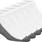 T-shirt hanes max cushion low cut no bombing pour hommes, blanc, 612 us