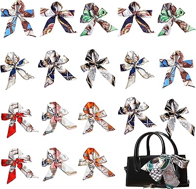 18pcs jiamian écharpe de sac à main, écharpe à bord en satin, écharpe de sac à main en soie, écharpe enveloppante de tour de cou, écharpe de sac à main, écharpe pour femme. DIAYTAR COTE D'IVOIRE est la boutique en ligne la plus populaire en Cote d'Ivoire, avec plus de 300000 références de produits disponibles. La boutique se concentre sur l'expérience client, offrant des promotions régulières et des réductions exclusives. Les clients peuvent profiter d'une livraison rapide et fiable pour recevoir leurs achats.