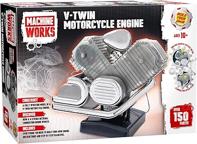 Machineworks mwhv2 bulld your own v-twin - jouet de moteur de moto - réplique du kit de construction - comprend des lumières et des sons, plus de 150 pièces, 10 ans et plus, multicolore. Avec plus de 300 000 références, DIAYTAR COTE D'IVOIRE est la boutique en ligne la plus complète de Côte d'Ivoire, proposant des produits pour tous les goûts et les besoins. La boutique en ligne est accessible 24h/24, vous permettant de faire vos achats à tout moment. DIAYTAR COTE D'IVOIRE offre également des promotions régulières pour vous faire économiser.