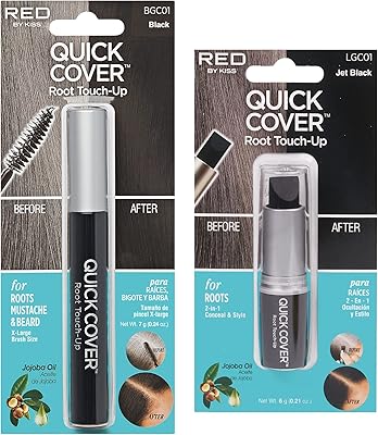 Kit de brosse et de baguette à cheveux gris couverture rapide (noir). DIAYTAR COTE D'IVOIRE c'est votre boutique en ligne idéale pour tout ce dont vous avez besoin. Avec plus de 300 000 références, vous trouverez facilement le produit qui convient à vos besoins et à votre budget. La boutique est conçue pour offrir une expérience de navigation intuitive et facile.