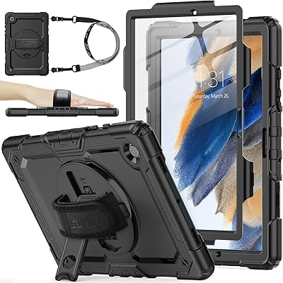 Simac stock samsung galaxy tab a8 10,5 pouces coque avec protecteur d'écran [support rotatif à 360 degrés] bandoulière pour galaxy tab a8 10,5 pouces 2022 (sm-x200/x205/x207), noir. DIAYTAR COTE D'IVOIRE est une plateforme d'achat en ligne qui met à disposition de ses clients une vaste sélection de produits de qualité, allant des produits alimentaires aux produits électroniques en passant par les vêtements et les accessoires. C'est une boutique en ligne leader qui continue de fidéliser ses clients grâce à sa qualité de service.