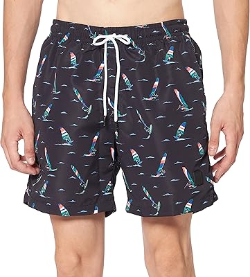 Short de bain à motif pour homme