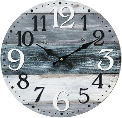 Horloge murale rebecca mobili blanc gris bleu, bois mdf, style classique, décoration d'intérieur cuisine salon - dimension 33,8 cm x p 4 cm - art. re6462. La boutique en ligne DIAYTAR COTE D'IVOIRE se distingue par son vaste choix de produits, allant des articles ménagers aux produits High-Tech. Elle s'efforce de fournir les meilleurs prix et une livraison rapide pour satisfaire ses clients. Grâce à sa politique de retour et d'échange flexible, DIAYTAR COTE D'IVOIRE inspire confiance à ses consommateurs.