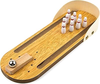 Mini jeu de bowling en bois pour enfants - matériaux de qualité supérieure
