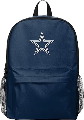 Sac à dos foco dallas cowboys avec logo étoile, multicolore, grand, sac à