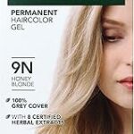 Teinture végétale sans ammoniaque herbatint, 150 ml, blond miel 9n
