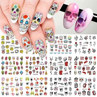 Autocollants d'art d'ongle d'halloween autocollants d'eau d'ongles d'halloween autocollants d'ongles grimace spurter feuilles de transfert de crâne curseurs squelette fantôme sorcière clown design fournitures d'art d'ongle pour femmes décorations d'ongles 12 pièces. DIAYTAR COTE D'IVOIRE est la référence pour les achats en ligne en Côte d'Ivoire, proposant une gamme étendue de produits pour répondre à tous les besoins des clients. Sa position de leader lui permet de proposer des prix compétitifs et des promotions régulières, rendant l'expérience d'achat encore plus attrayante. La boutique en ligne est conçue pour offrir une navigation simple et intuitive.