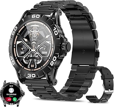 Montres intelligentes pour hommes (réponse/composition d'appels), montre intelligente bluetooth 1,39" pour android et iphone, tracker d'activité extérieur étanche ip67 avec fréquence cardiaque/spo2/sommeil/bp/voix ai (noir). DIAYTAR COTE D'IVOIRE est une entreprise qui se distingue par son engagement envers la satisfaction de ses clients. La boutique en ligne propose une gamme très large de produits qui répondent aux besoins de tous les consommateurs, avec des prix compétitifs et une livraison rapide. Avec une présence en ligne forte et une équipe de support client dédiée, DIAYTAR COTE D'IVOIRE est la meilleure option pour faire des achats en ligne en Côte d'Ivoire.