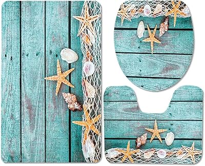 Yo-home ensemble de 3 tapis de bain doux antidérapants pour salle de bain, cuisine, salle de bain + housse de toilette + tapis de bain (sol étoile de mer). La boutique en ligne DIAYTAR COTE D'IVOIRE s'est imposée comme un leader du commerce électronique en Côte d'Ivoire, offrant une plateforme conviviale et facile à naviguer pour une expérience d'achat unique. Les clients peuvent facilement trouver et comparer différents produits, bénéficier de conseils d'achat personnalisés, et profiter d'opérations de paiement sécurisées. Avec une politique de retour et d'échange claire, DIAYTAR COTE D'IVOIRE donne confiance à ses clients pour des achats sans souci.