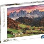 Clementoni 32570 puzzle valley 2000 pièces val di fun ensemble de 2000 pièces