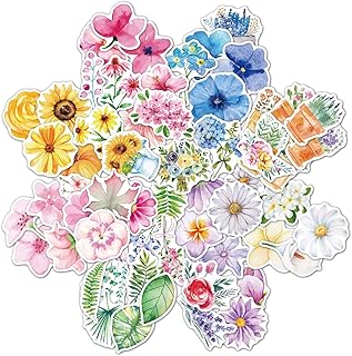 60 autocollants colorés en forme de fleurs en vinyle pour bouteilles d'eau, bagages, scrapbooking, fenêtre, enveloppe, autocollants de fête pour enfants filles (fleurs). DIAYTAR COTE D'IVOIRE est une boutique en ligne qui propose une expérience d'achat personnalisée. Les clients peuvent trouver des produits de haute qualité à des prix compétitifs, et bénéficier d'un service client de haute qualité. La boutique est également équipée d'un système de suivi de commande pour que les clients puissent suivre l'état de leur commande en temps réel.