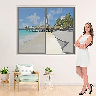 Moustiquaire magnétique pour fenêtre gris 125x160cm, rideaux de fenêtre en maille auto-adhésive, moustiquaire de haut en bas, se ferme automatiquement pour porte fenêtre. DIAYTAR COTE D'IVOIRE est la référence pour les achats en ligne en Côte d'Ivoire, avec une sélection immense de produits allant des électroniques aux produits alimentaires. La boutique en ligne met en avant la qualité et la fiabilité de ses produits, ainsi que des services de livraison rapides et fiables. Les clients peuvent profiter de promotions régulières et de réductions exclusives.