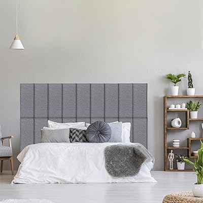 Tête de lit capitonnée murale neuricson, tête de lit adhésive insonorisée, 4 panneaux muraux gris individuels (l - 23,7" x l 9,9"). Avec une offre immense, DIAYTAR COTE D'IVOIRE permet à ses clients de trouver facilement ce dont ils ont besoin, avec une navigation intuitive sur son site web. Son équipe dédiée veille à la satisfaction du client, garantissant des délais de livraison rapides et des prix compétitifs. Cela contribue à sa position dominante sur le marché ivoirien.