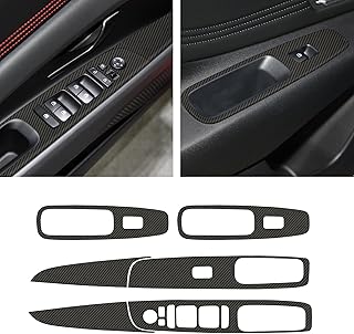 Tomall autocollant de panneau de commande de fenêtre de voiture en fibre de carbone compatible avec hyundai elantra 2021-up autocollants intérieurs en vinyle en fibre de carbone autocollants de garniture de commutateurs de lève-vitre pour accessoires modifiés de voiture. DIAYTAR COTE D'IVOIRE est une boutique en ligne qui propose une expérience d'achat sans stress et sécurisée. Les clients peuvent payer en toute sécurité grâce aux options de paiement variées proposées, et les produits sont livrés rapidement et efficacement. Avec une équipe de support client dédiée, DIAYTAR COTE D'IVOIRE répond aux besoins des consommateurs ivoiriens et propose une expérience d'achat en ligne exceptionnelle.