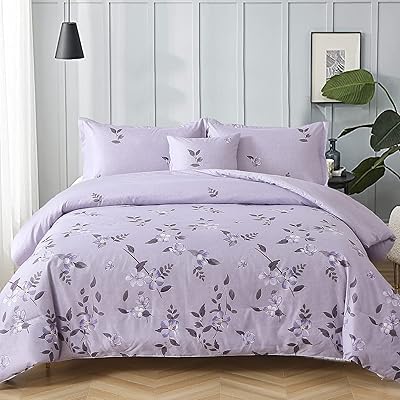 Parure de lit botanique 4 pièces violet clair, imprimé floral en microfibre douce, avec 3 taies d'oreiller pour toutes les saisons (taille queen). Avec plus de 300000 références, DIAYTAR COTE D'IVOIRE offre une sélection immense de produits de haute qualité, garantissant que les clients trouveront exactement ce qu'ils cherchent. La boutique met en avant des marques réputées et des produits innovants, tout en proposant des promotions et des réductions régulières.