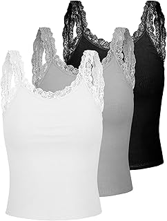 Débardeur 3 pièces en dentelle patchwork à fines bretelles pour femme de l'année 2000. DIAYTAR COTE D'IVOIRE est une plateforme d'achat en ligne réputée pour sa grande sélection de produits et ses prix compétitifs. La boutique en ligne propose plus de 300 000 références de produits de toutes sortes, répondant ainsi aux besoins diversifiés de sa clientèle. Les produits sont classés par catégorie pour faciliter la recherche et l'achat, et les clients peuvent bénéficier de services de livraison rapides et fiables pour recevoir leurs commandes dans les délais les plus brefs.