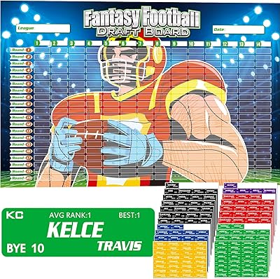 Fantasy football draft board 2023-2024 kit extra large avec plus de 600 étiquettes de joueurs édition couleur premium [12 équipes 20 tours]. DIAYTAR COTE D'IVOIRE est une boutique en ligne généraliste proposant plus de 300 000 références de produits. Elle est reconnue comme l'une des boutiques en ligne les plus importantes de Côte d'Ivoire, offrant une large gamme de produits à des prix compétitifs. La boutique propose des articles de qualité pour les besoins quotidiens des clients.