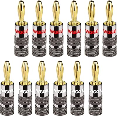 Connecteur jack audio wg-029, connecteur de haut-parleur à double verrouillage en or 24 carats pour fil de haut-parleur, plaque murale, cinéma maison, récepteur audio/vidéo, systèmes audio (6 paires (12 prises)). Diaytar Côte d'Ivoire, c'est la référence absolue pour vos achats en ligne en Côte d'Ivoire. Avec une offre incroyable de plus de 300 000 produits, nous sommes la boutique en ligne la plus complète et la plus fiable du pays. Faites confiance à notre expertise pour vous trouver ce que vous cherchez !